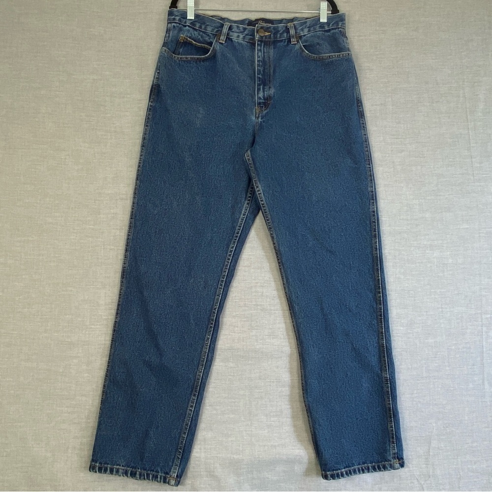 Penmans Dad Jeans Mens 36W 32L 100% Cotton Straight Leg High Rise Jeans